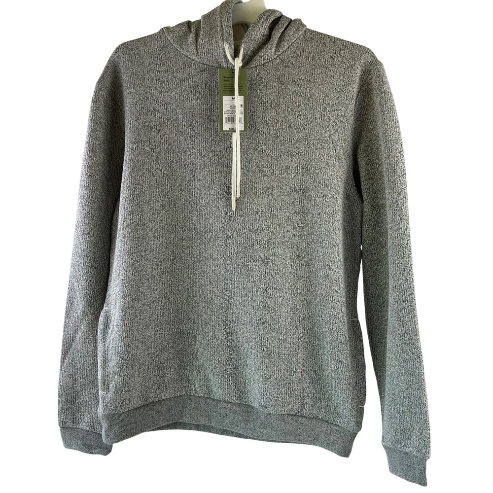 Goodfellow Co Heathered Gray Knit Pullover‎ Hoodie Men's Size M